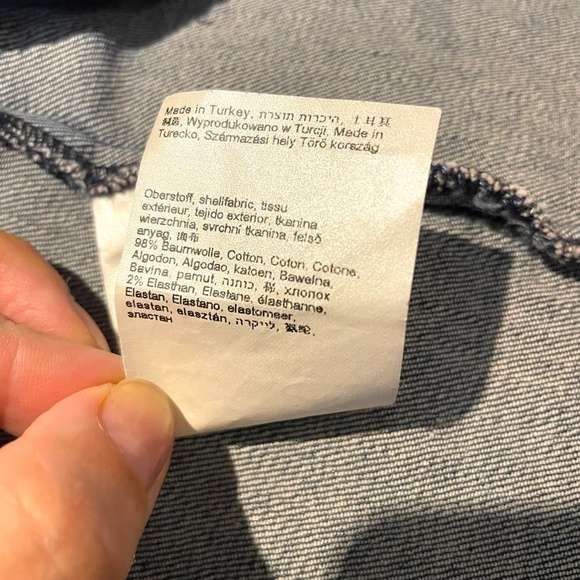 Floral Bleach Printed Denim Blazer 🤍 - Picture 10 of 13